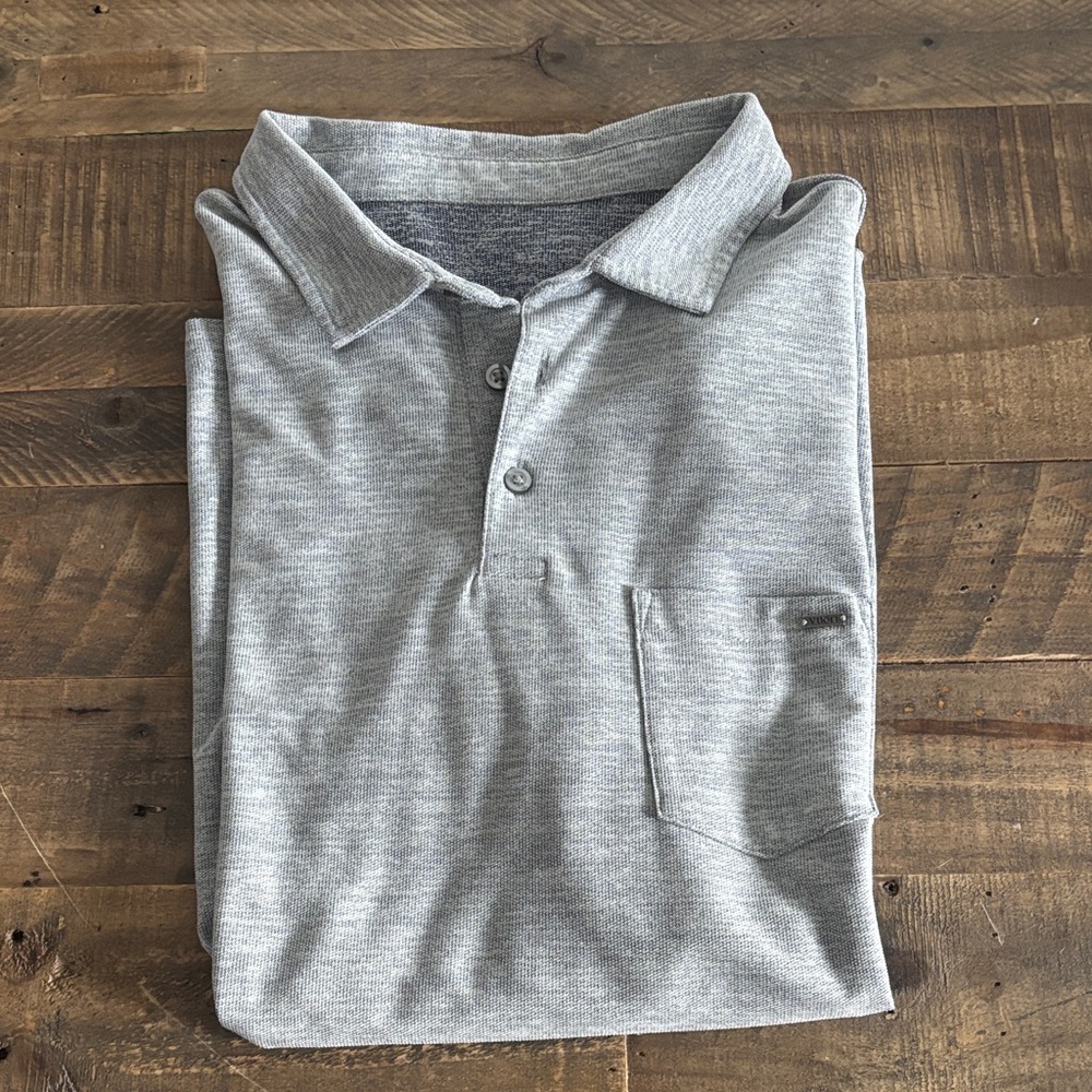 Vuori Light Gray Polo Shirt